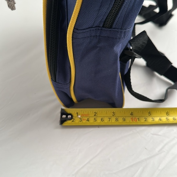 Mighty Mac University of Michigan Wolverines logo blue and yellow mini backpack - Picture 9 of 11